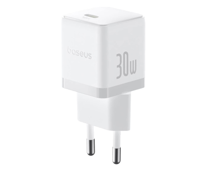 Ładowarka i akumulator Baseus Ładowarka sieciowa Palm 30W USB-C - biała